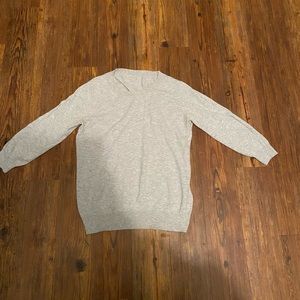 J Crew Gray crew neck sweater